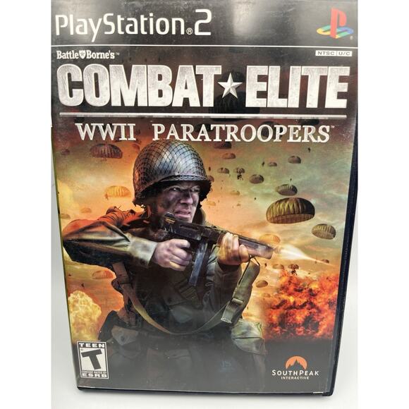 Combat Elite WWII Paratroopers PS2 - TESTED WORKING - CIB - Picture 4 of 9